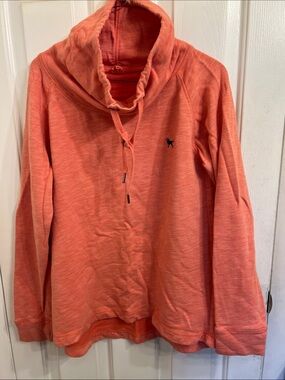 The Black Dog Coral Cowl-Neck Pullover Sweatshirt